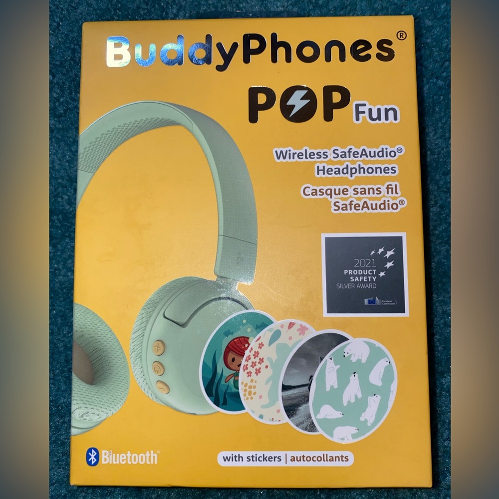 BuddyPhones POP Fun Wireless Headphones!